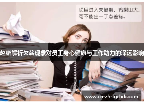 赵鹏解析欠薪现象对员工身心健康与工作动力的深远影响